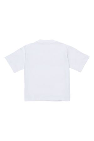 t-shirt in cotone bianco MARNI KIDS | M01733M00RF0M100